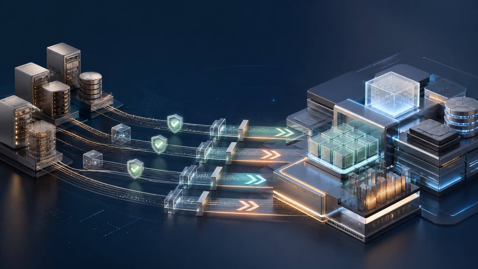 Data workloads moving securely from legacy systems into a modern cloud platform